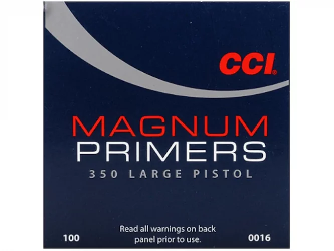 CCI Large Pistol Magnum Primers #350 Box mit 1000 (10 Schalen mit 100)