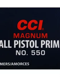 CCI Small Pistol Magnum Primers #550 Box mit 1000 (10 Schalen mit 100)