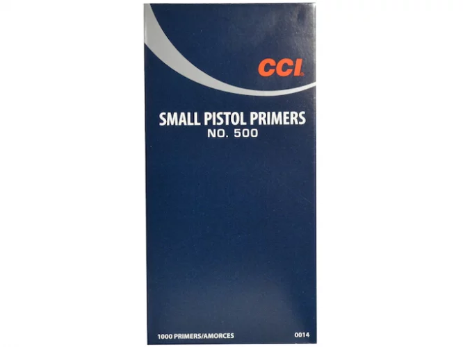 CCI Small Pistol Primers #500 Box mit 1000