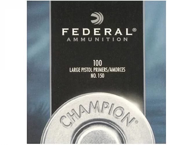 Federal Large Pistol Primers Nr. 150 Box mit 1000 (10 Tabletts mit 100)