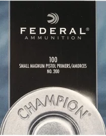 Federal Small Pistol Magnum Primers #200 Box mit 1000 (10 Schalen mit 100)