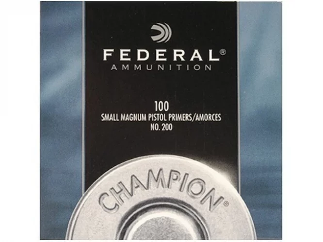 Federal Small Pistol Magnum Primers #200 Box mit 1000 (10 Schalen mit 100)