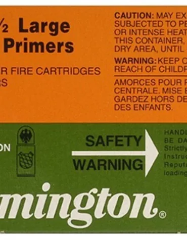 Remington Large Pistol Primers #2-1/2 Box mit 1000 (10 Schalen mit 100)