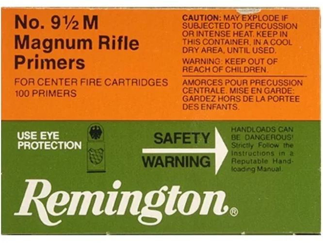Remington Large Rifle Magnum Primers #9-1/2M Box mit 1000 (10 Schalen mit 100)