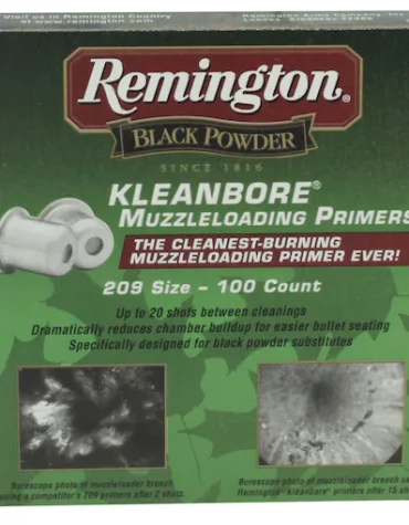 Remington Primers #209 Vorderlader-Box mit 100 Stück