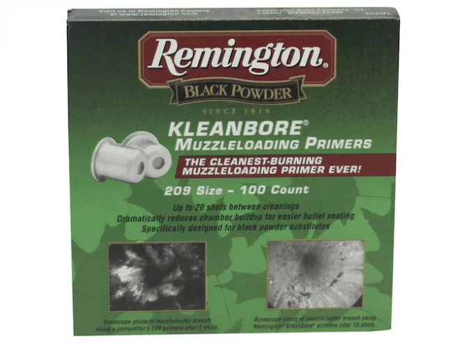 Remington Primers #209 Vorderlader-Box mit 100 Stück