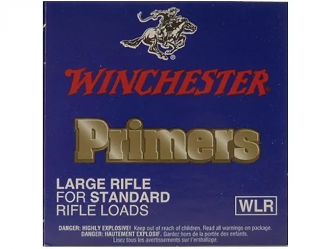 Winchester Large Rifle Primers #8-1/2 Box mit 1000 (10 Tabletts mit 100)