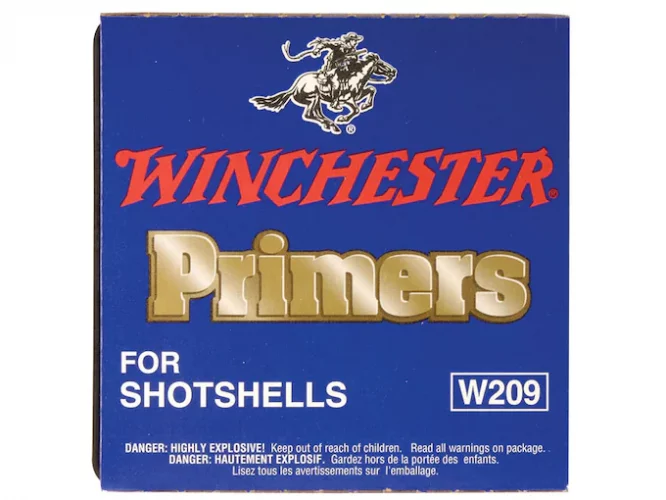 Winchester Primers #209 Shotshell Box mit 1000 (10 Tabletts mit 100)