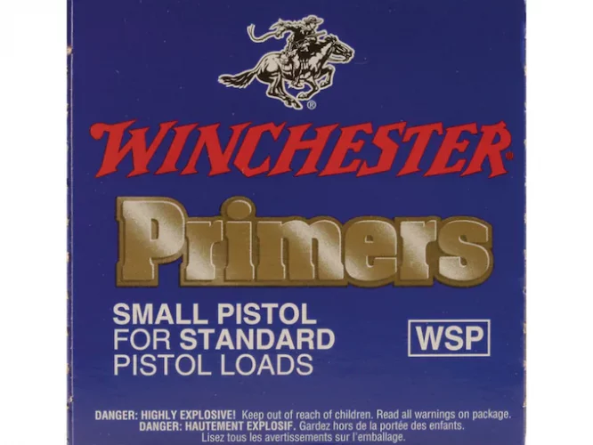 Winchester Small Pistol Primers #1-1/2 Schachtel mit 1000 (10 Schalen mit 100)
